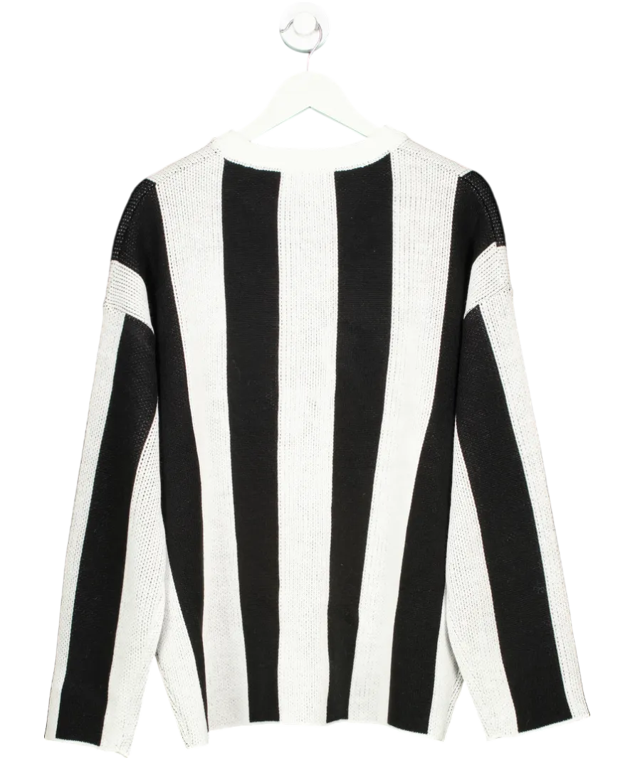 3.14 Black Paris Stripe Sweatshirt UK L