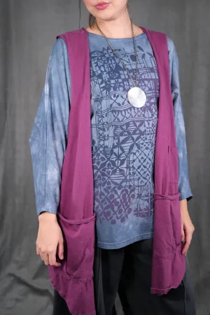 6226 3 Talisman Pocket Vest Vest Pokeberry-P