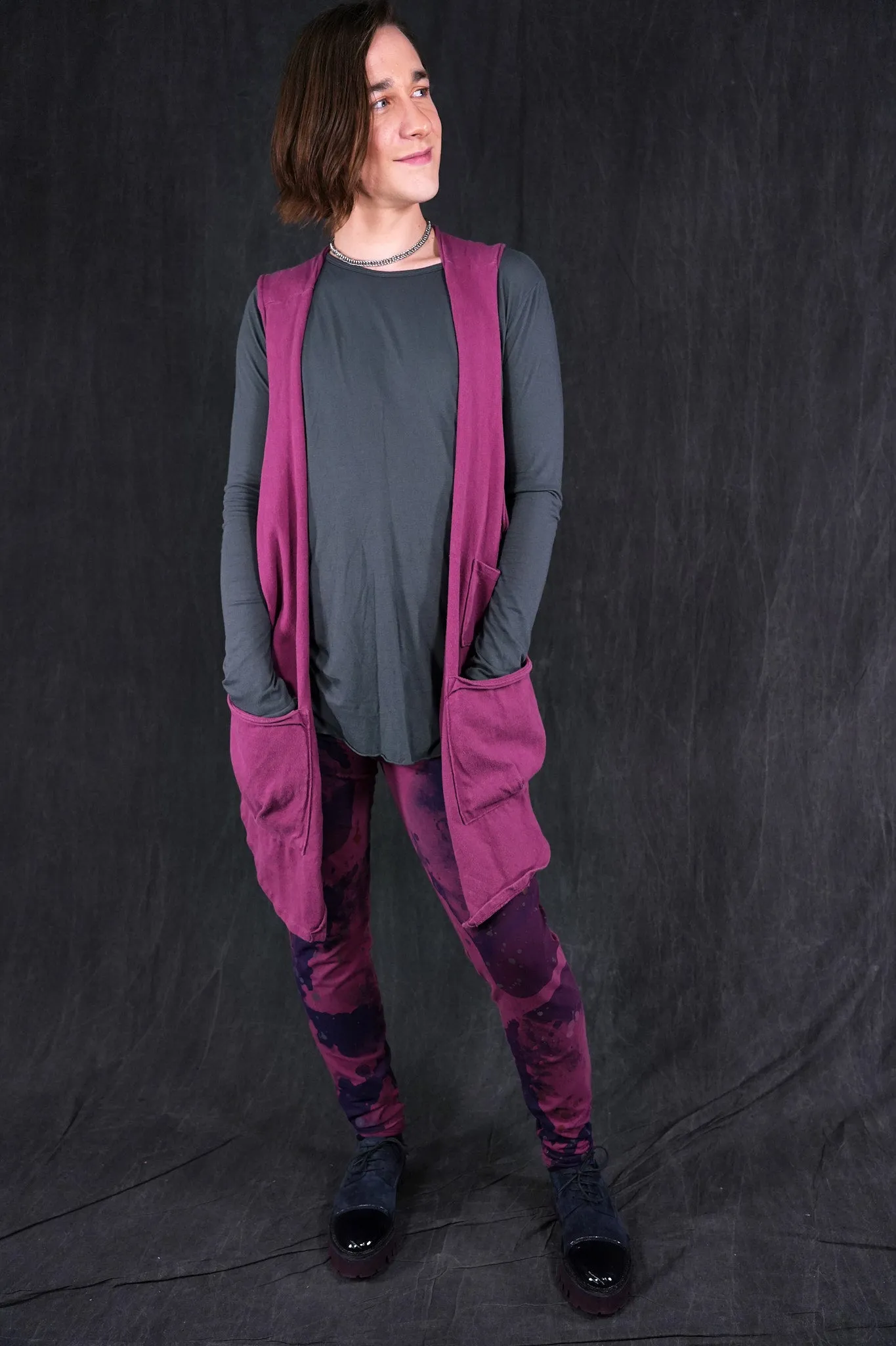 6226 3 Talisman Pocket Vest Vest Pokeberry-P