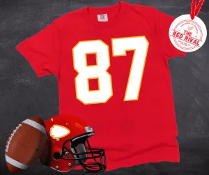 87 Red Tee or Sweatshirt