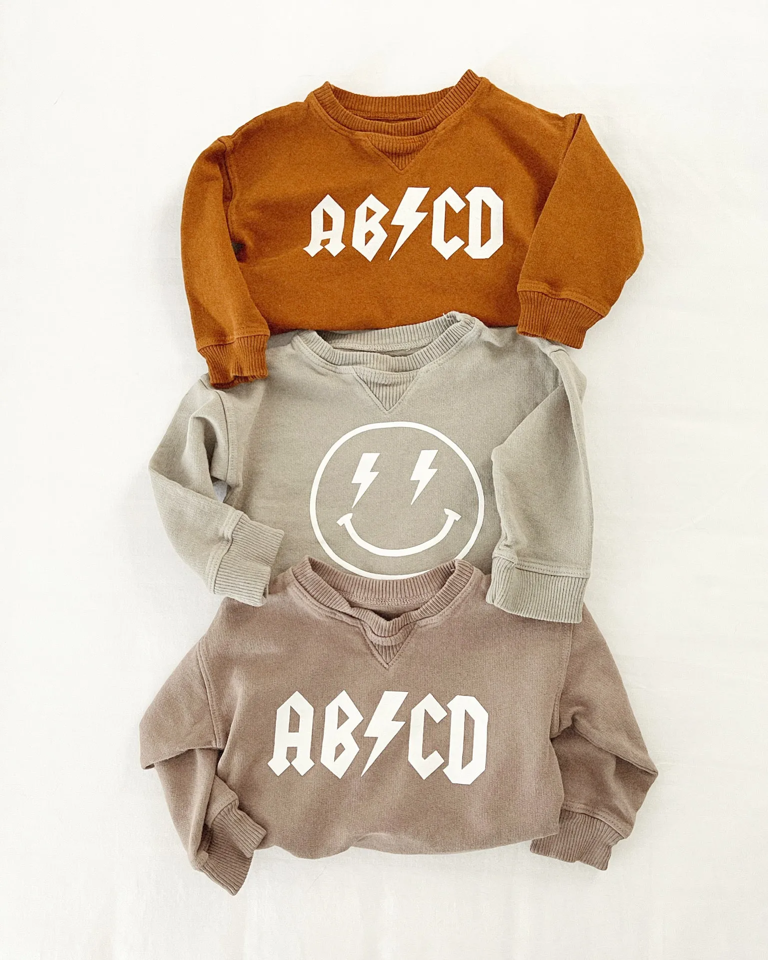 AB ⚡️ CD Sweatshirt - Mauve
