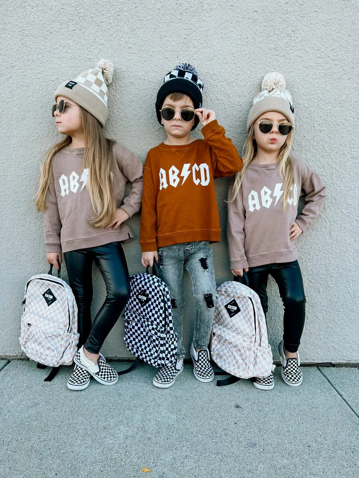 AB ⚡️ CD Sweatshirt - Mauve