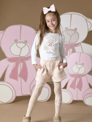 ADee STEVIE SUZI Beige Shorts Set W243605 W243404