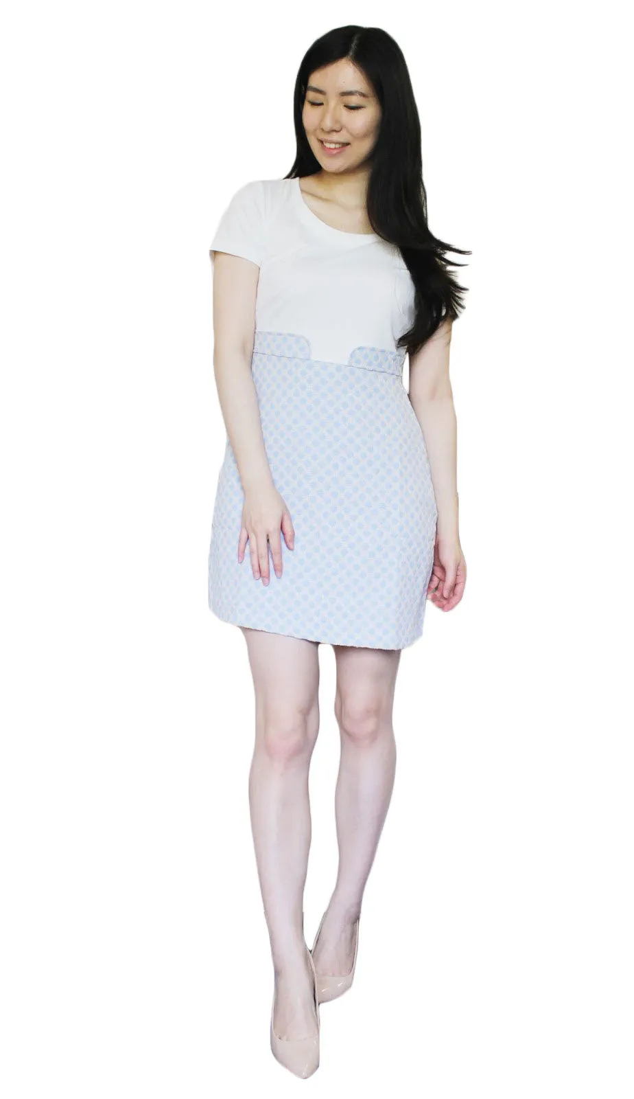ALICE'S PIG Women's Faux 2-Piece Tala's Touchdown Dress AP0184 NWT