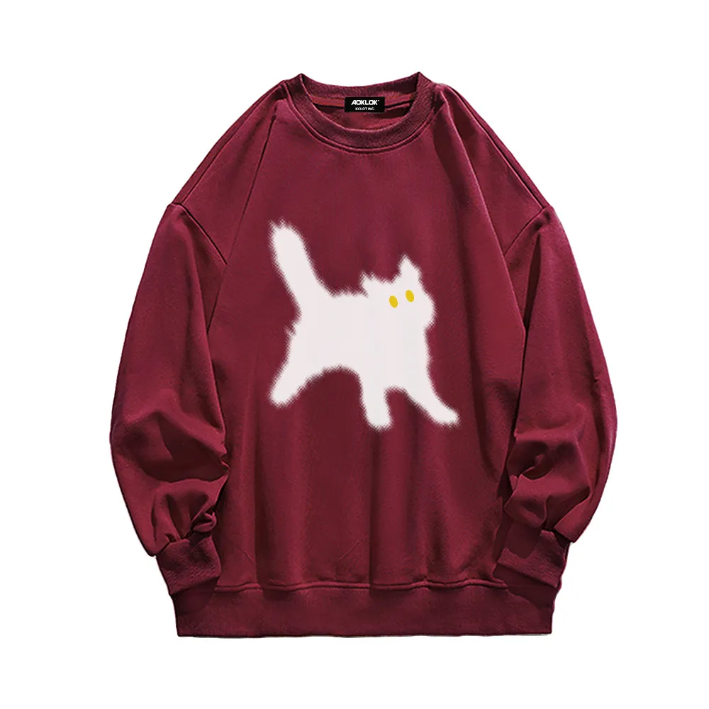 Angry Kitten Cotton Sweatshirt
