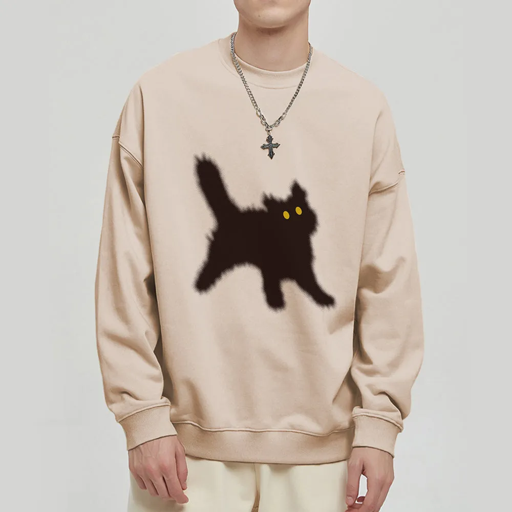 Angry Kitten Cotton Sweatshirt