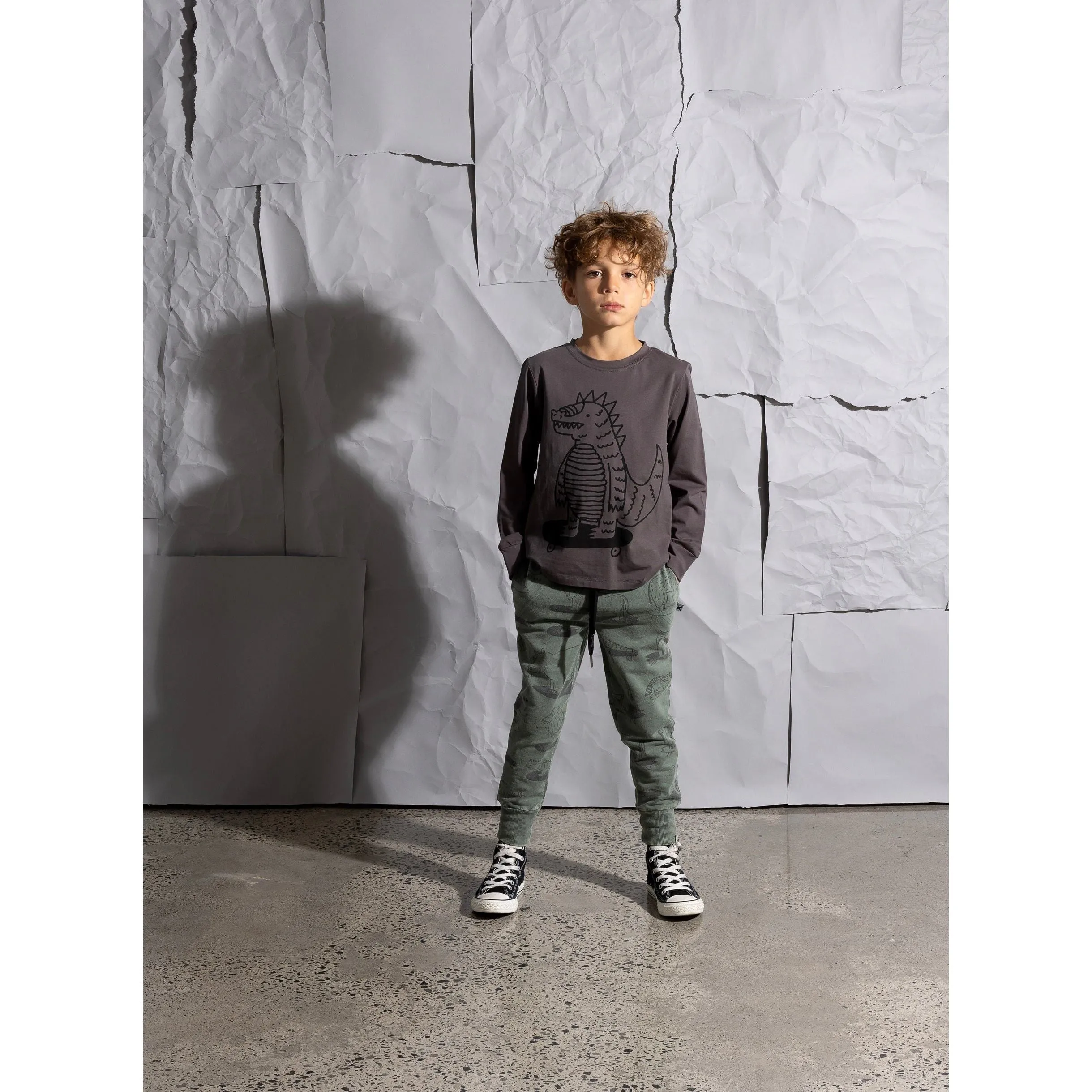 Animal Surfers Trackies - Olive Wash