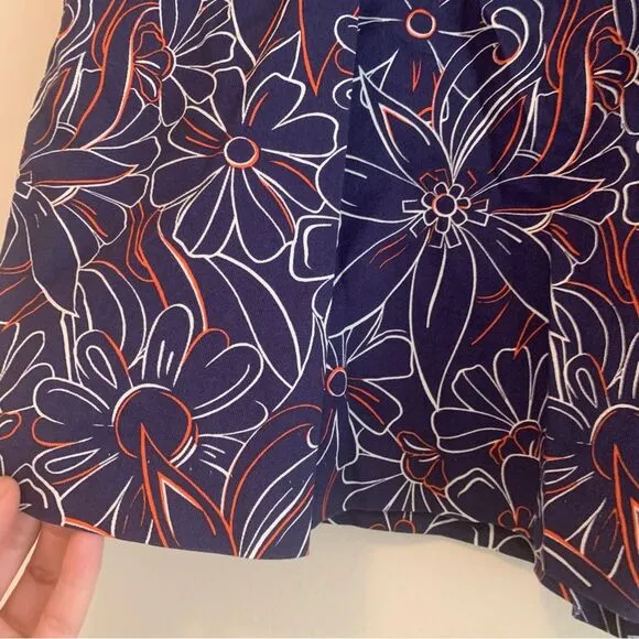 Anthropologie Maeve Pleated Tennis skort shorts size 14