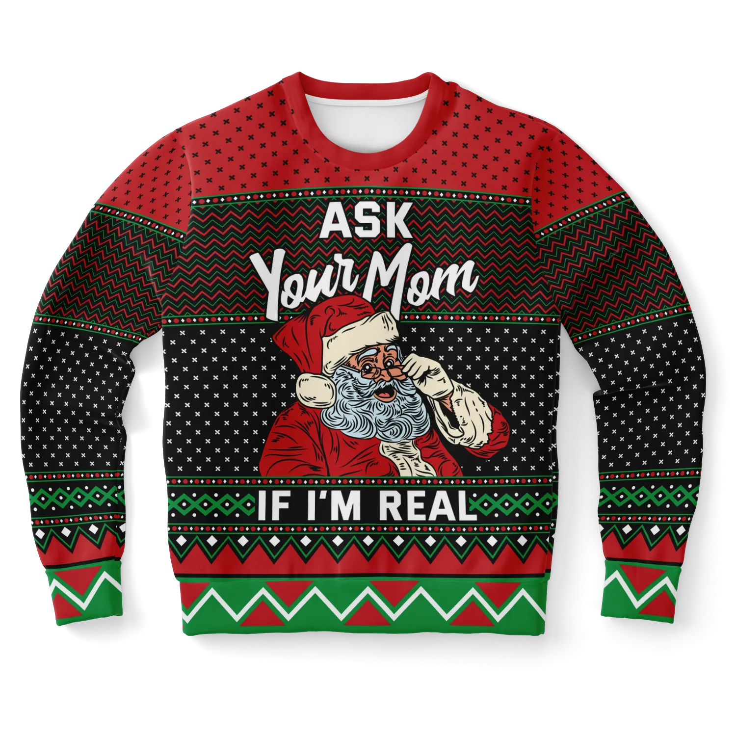 Ask your mom if I'm real