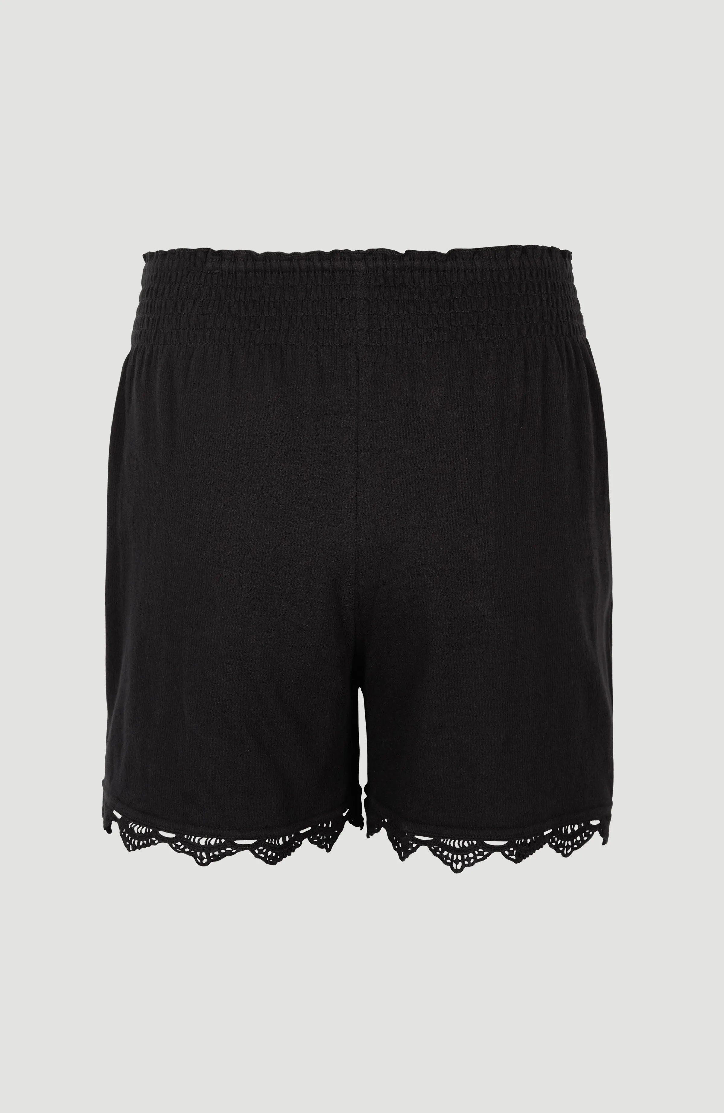 Ava Smocked Shorts | Black Out