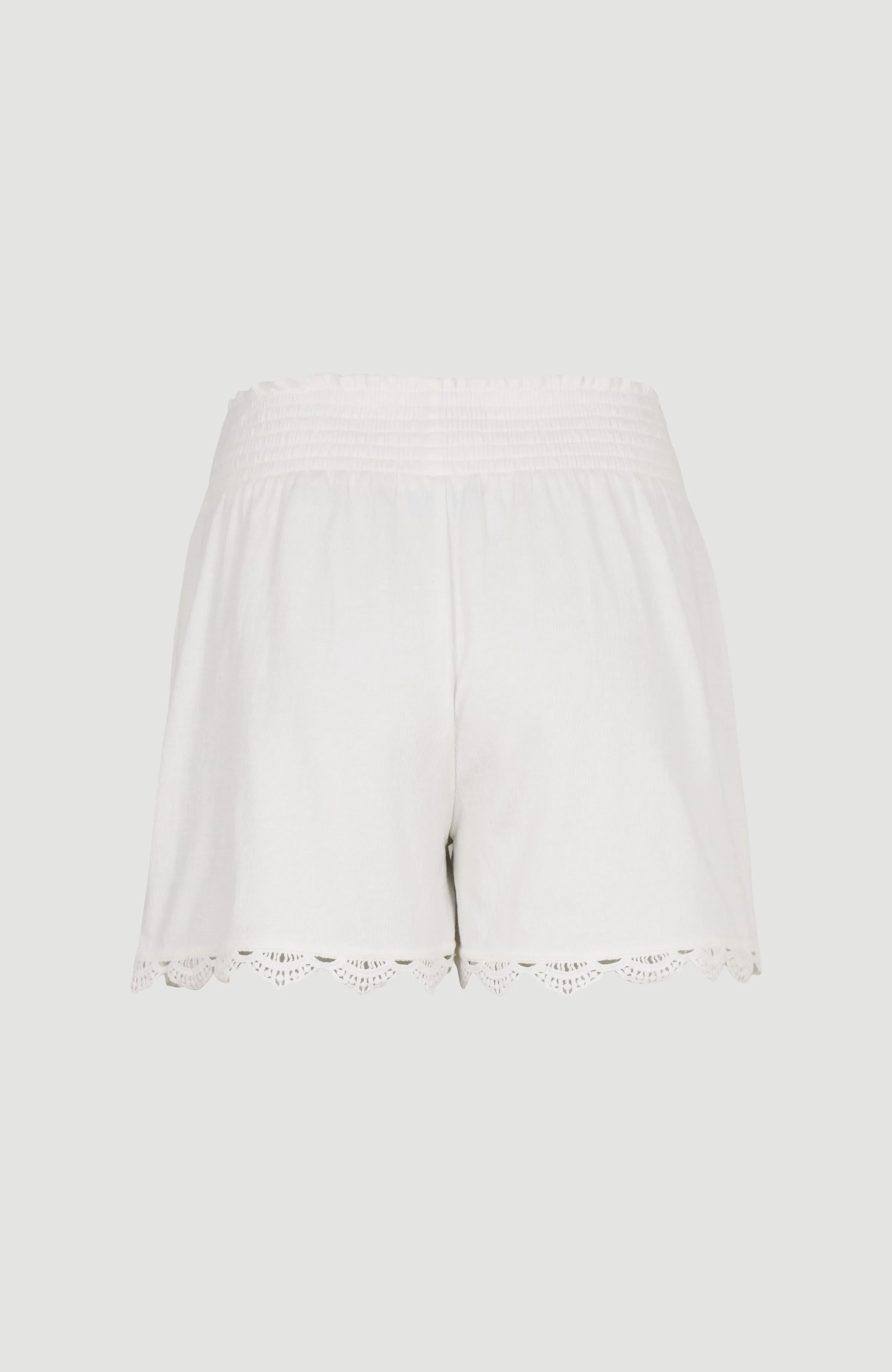 Ava Smocked Shorts | Snow White