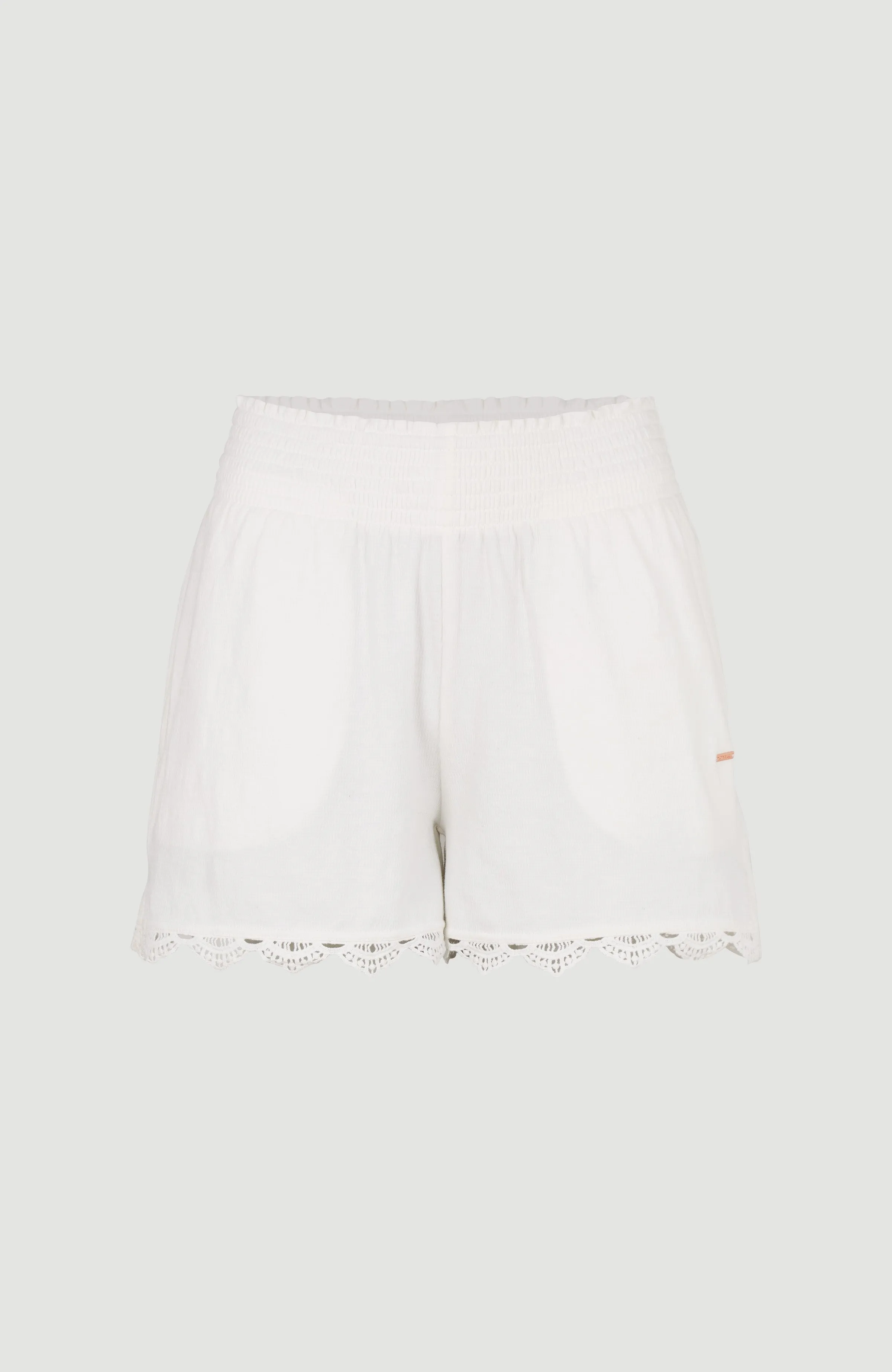 Ava Smocked Shorts | Snow White