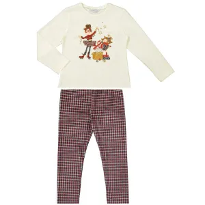 AW24 Mayoral - Fleece Legging and Long Sleeve top set