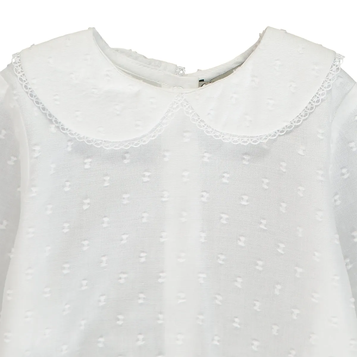 Baby Girl Dress Set with Cotton Blouse