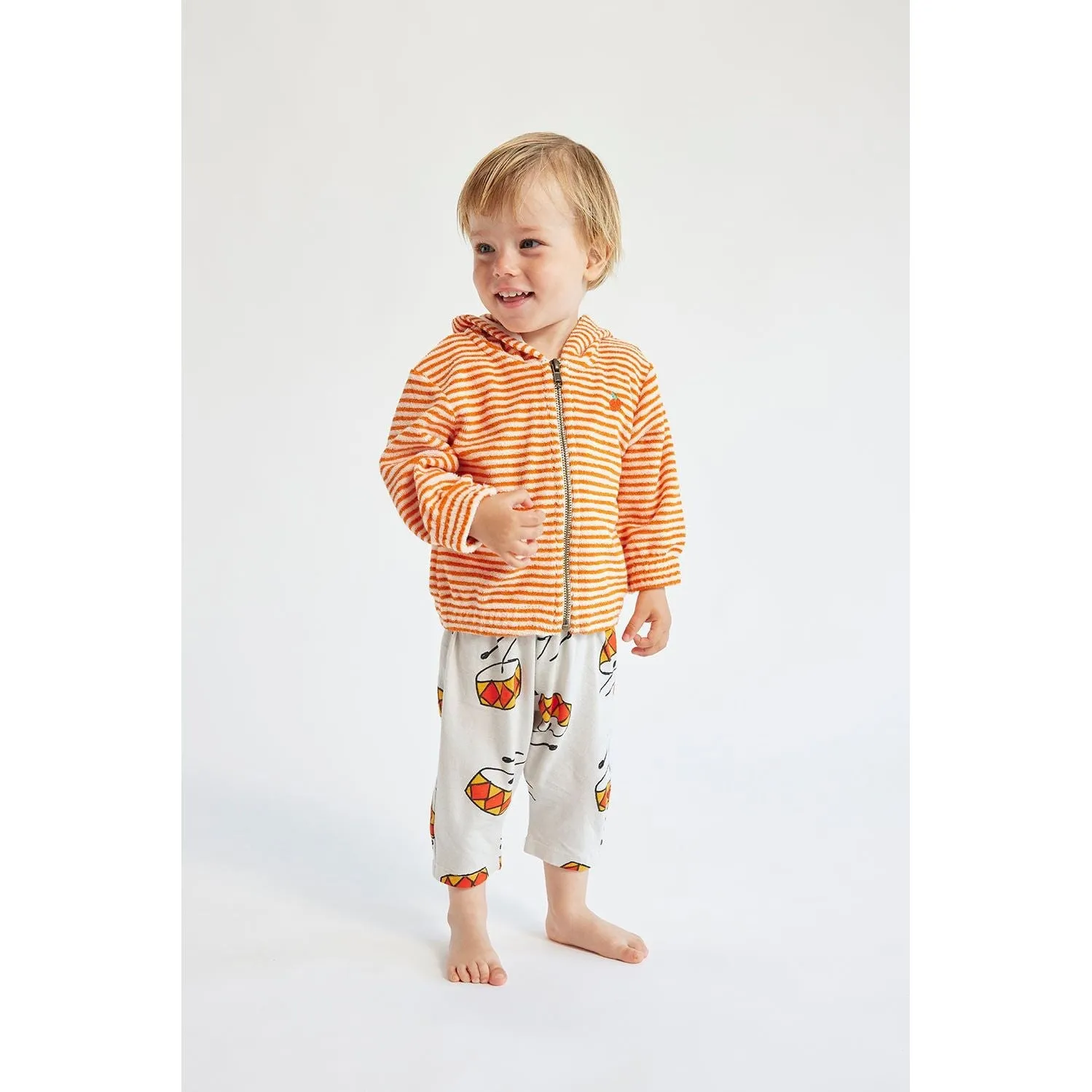 Baby Play The Drum All Over Jersey Pants