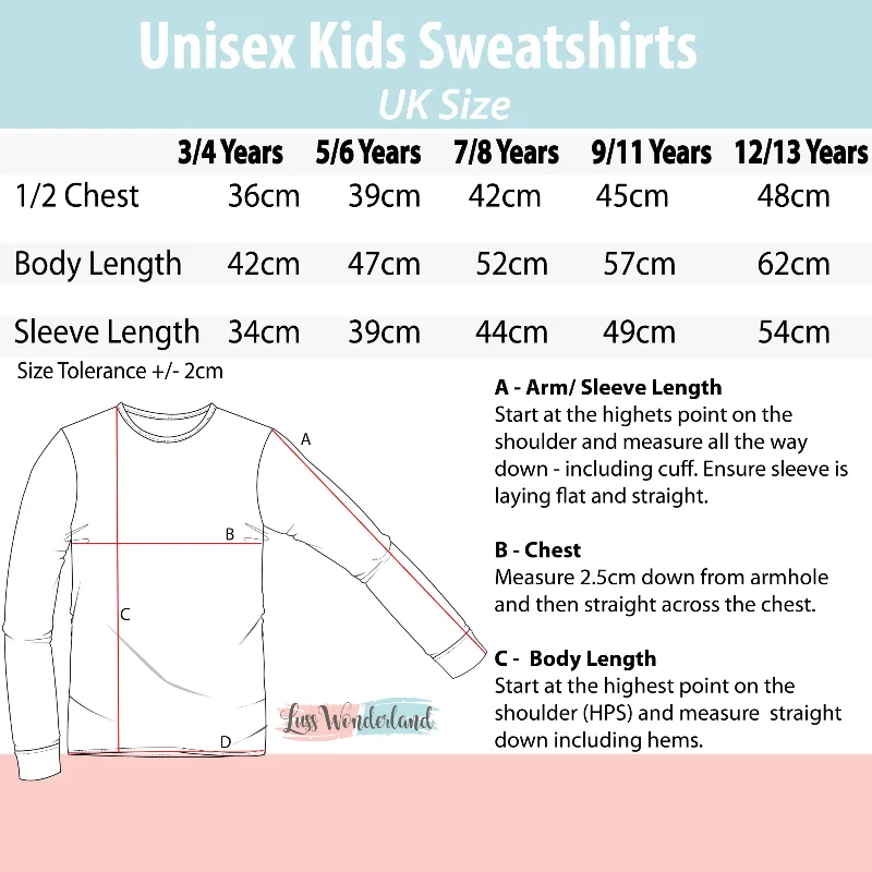 Be Kind Rose Gold and Metallic Silver Rainbow Kid's Sweatshirt