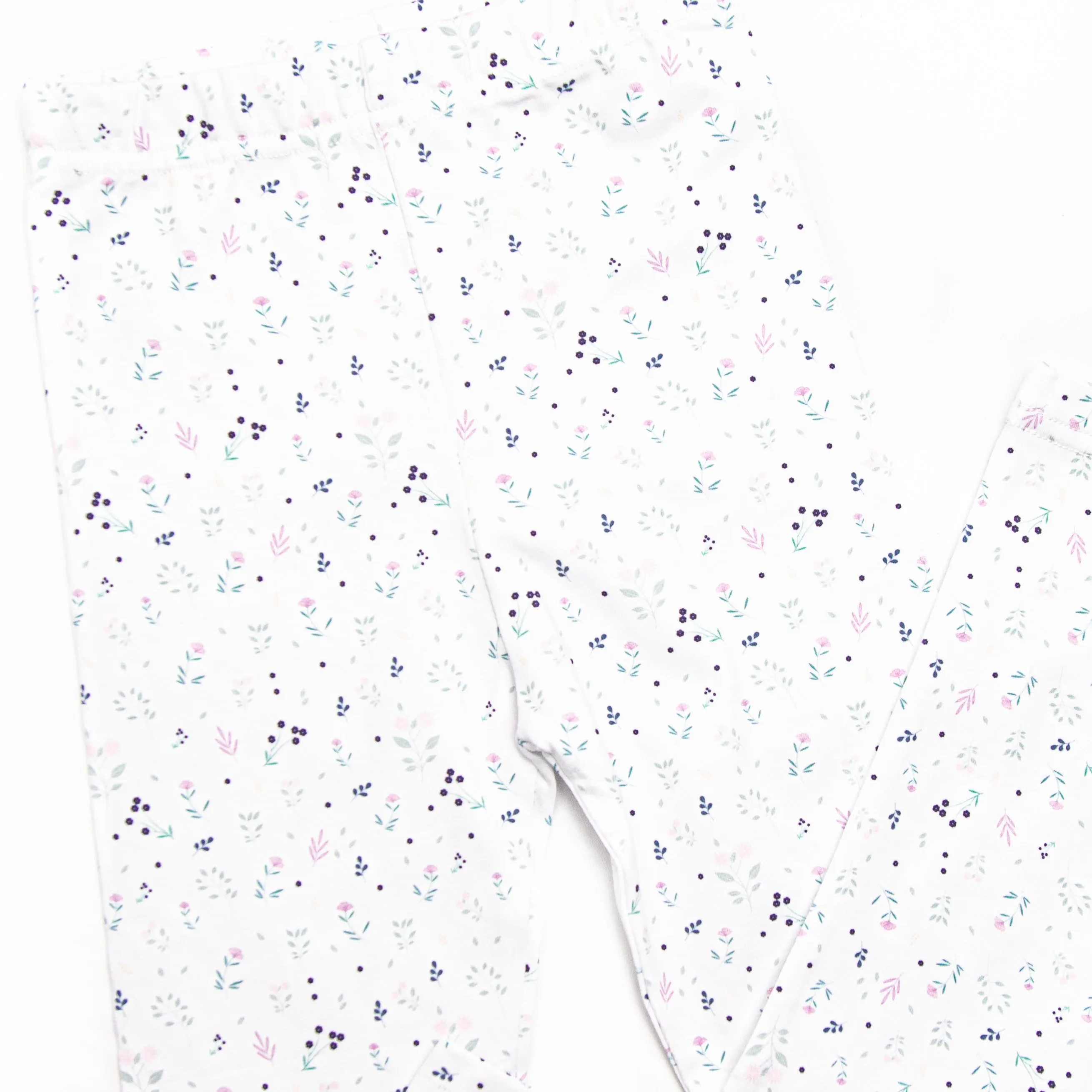 Berry Blossoms Legging Set, Purple