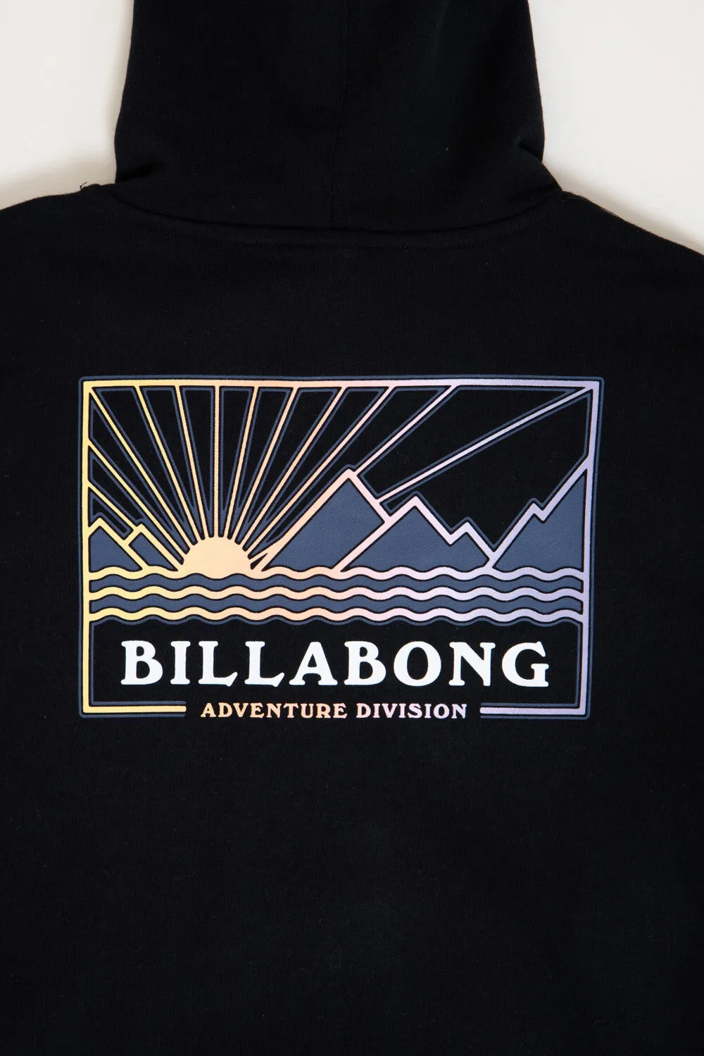 Billabong Youth Range Graphic Hoodie for Boys in Black | BSFHB47F-001-BLACK