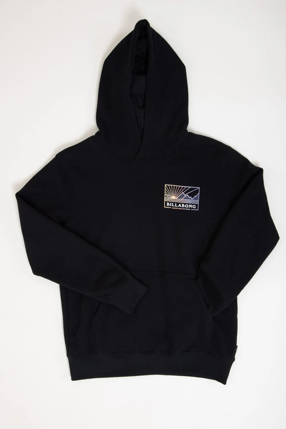 Billabong Youth Range Graphic Hoodie for Boys in Black | BSFHB47F-001-BLACK