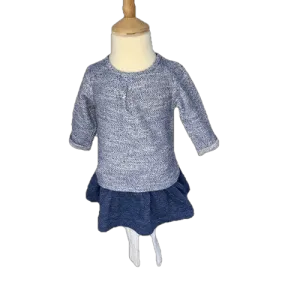 Blue Jersey Dress
