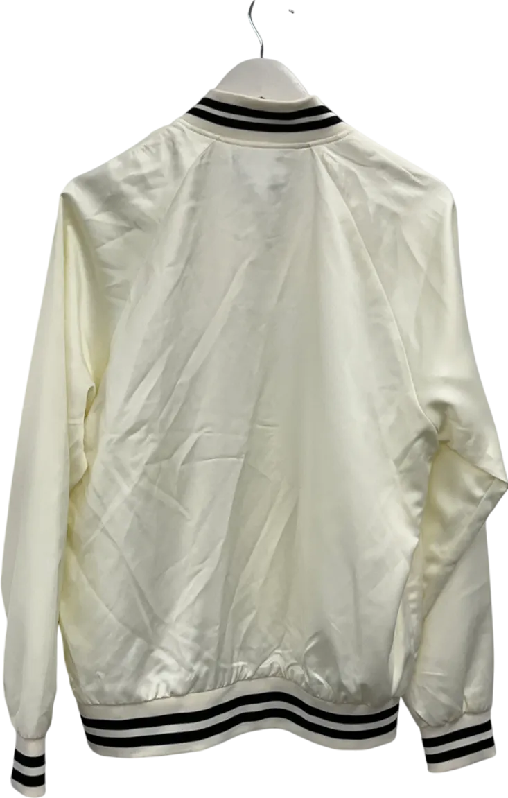 boohooMan White Hommes Souvenir Jacket UK M