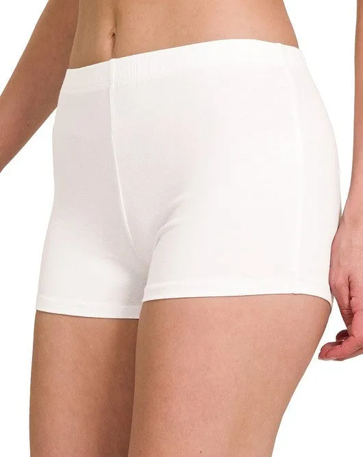 BOOTY COVER (under dress) COTTON SHORTIES - 3 COLORS