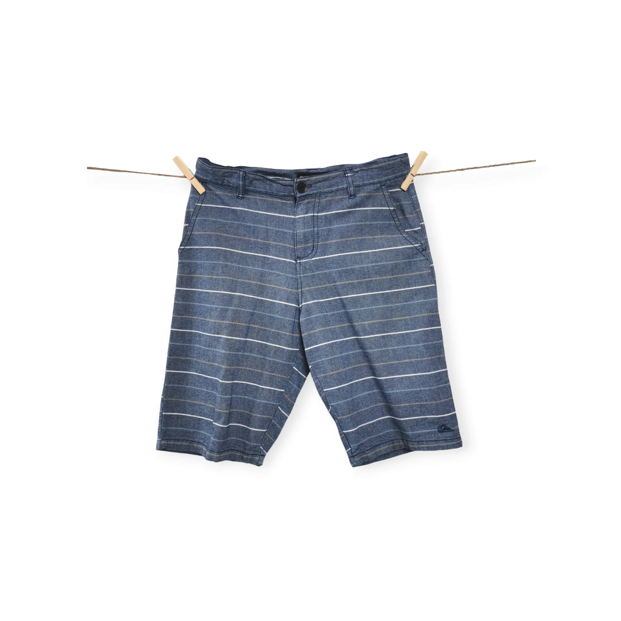 BOY SIZE 14 YEARS - QUIKSILVER Cotton Shorts EUC B44