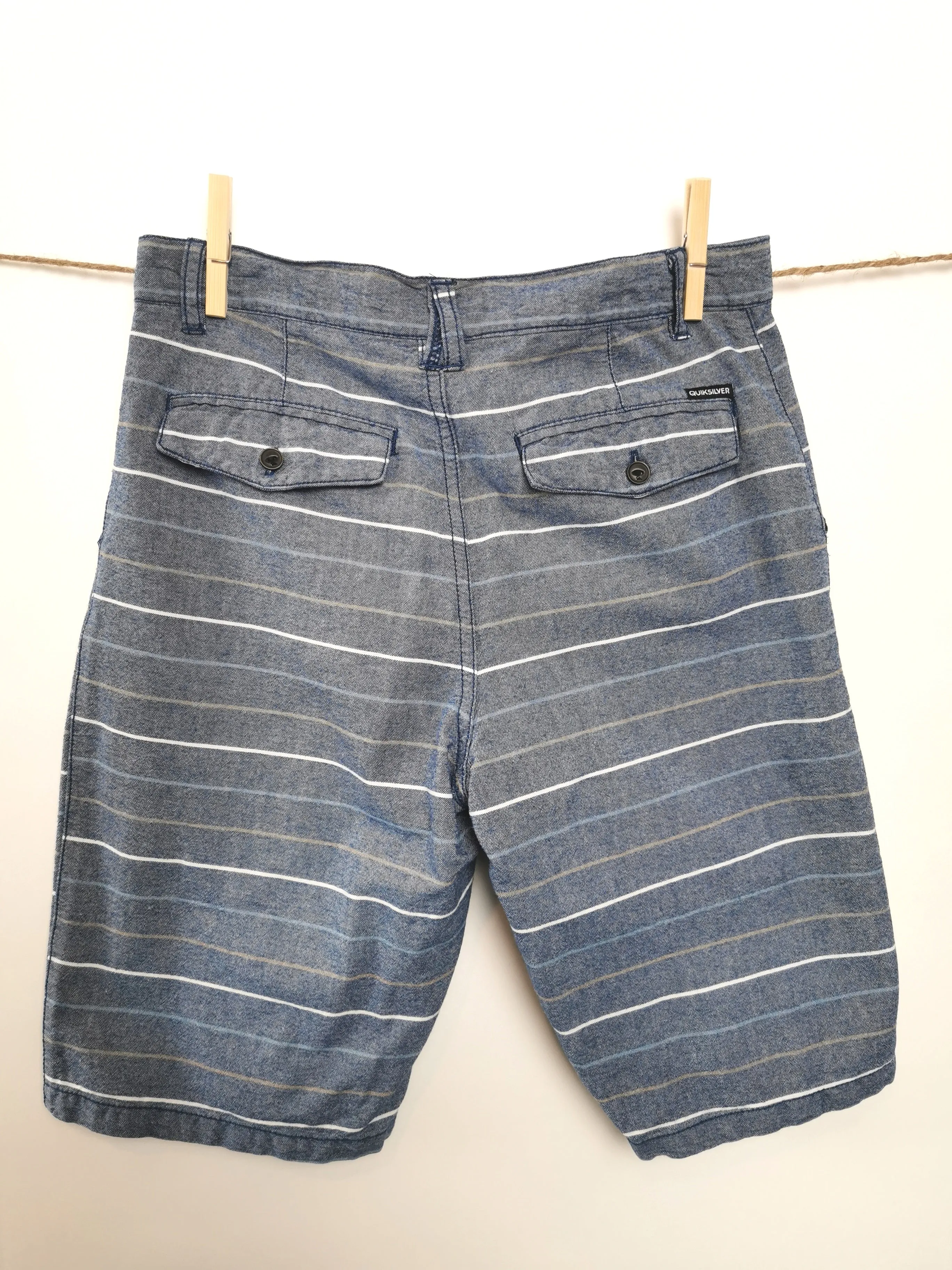 BOY SIZE 14 YEARS - QUIKSILVER Cotton Shorts EUC B44