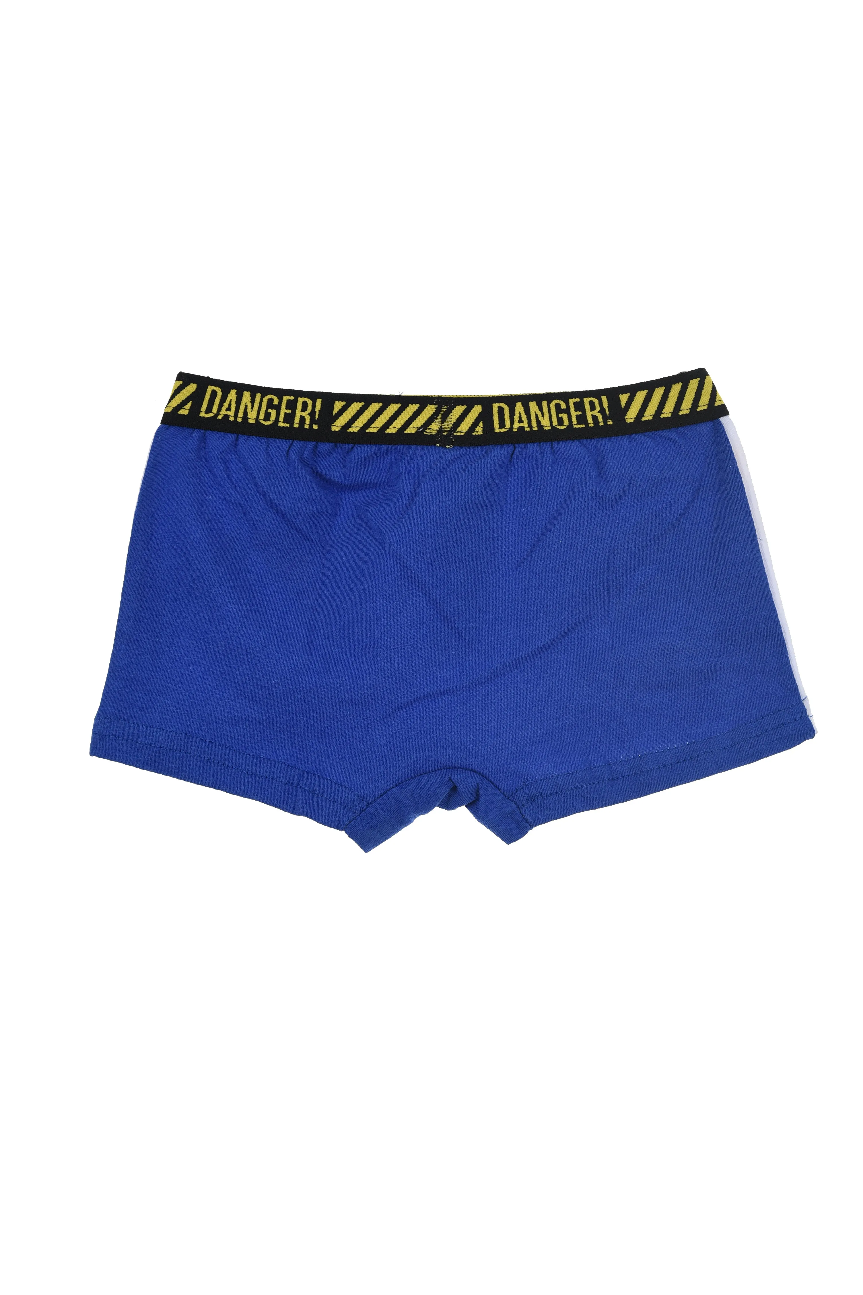 Boys Disney Mickey Mouse Boxer Shorts Organic Cotton Blue/White