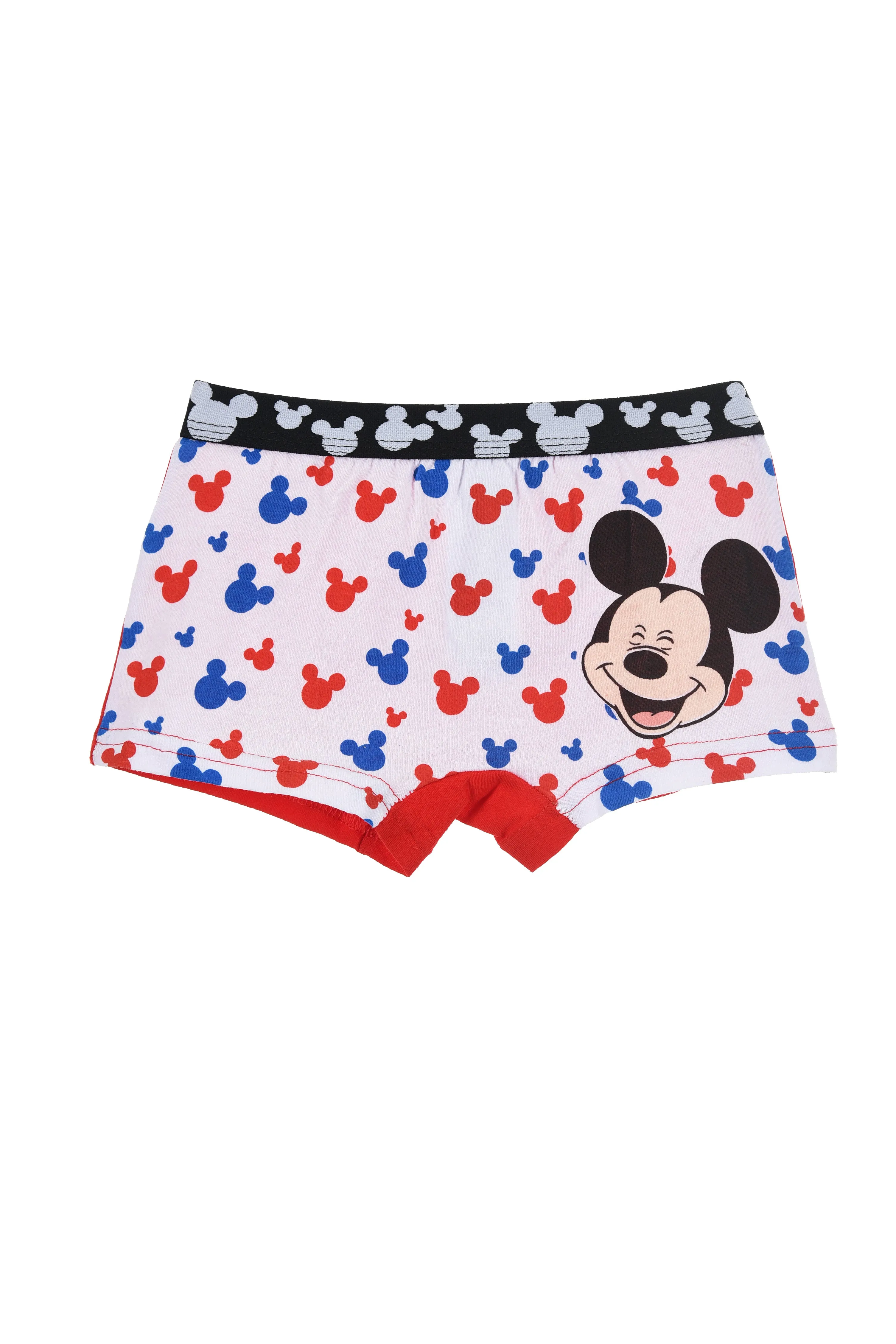 Boys Disney Mickey Mouse Boxer Shorts Organic Cotton Blue/White