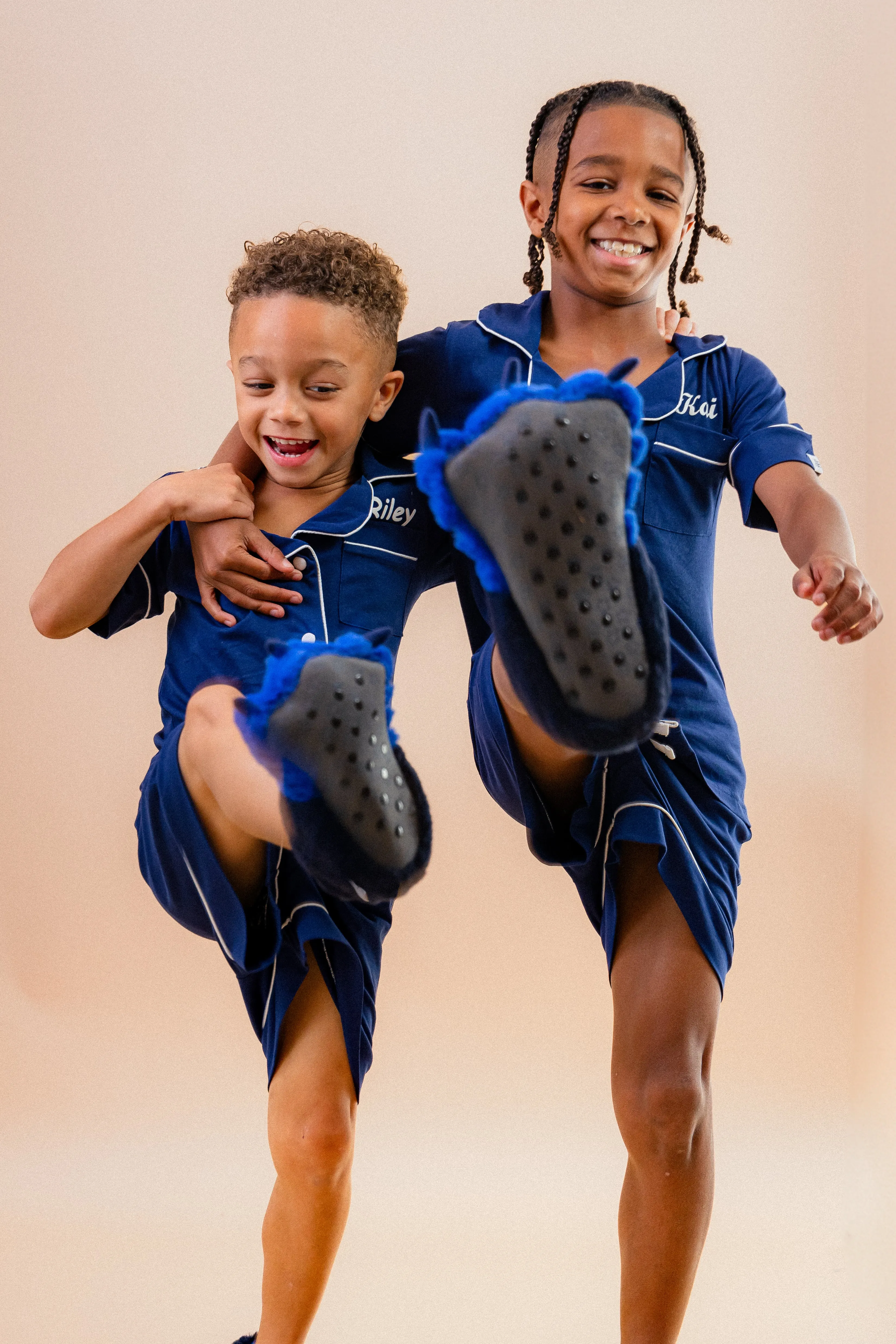 Boys short jersey personalised pyjamas