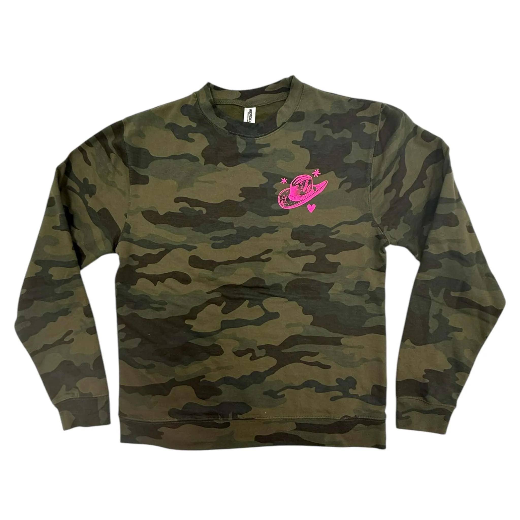 Camo Country Music Crewneck Sweatshirt