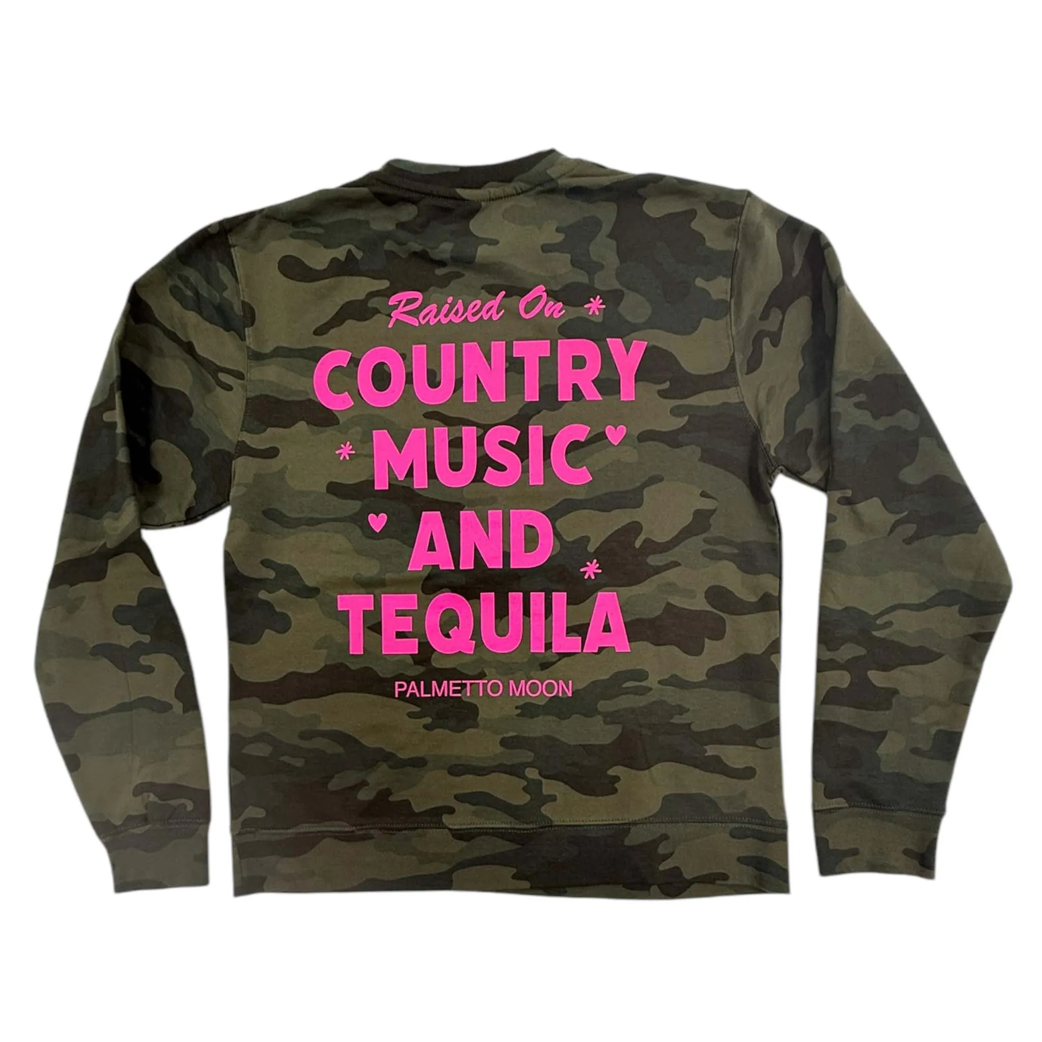 Camo Country Music Crewneck Sweatshirt