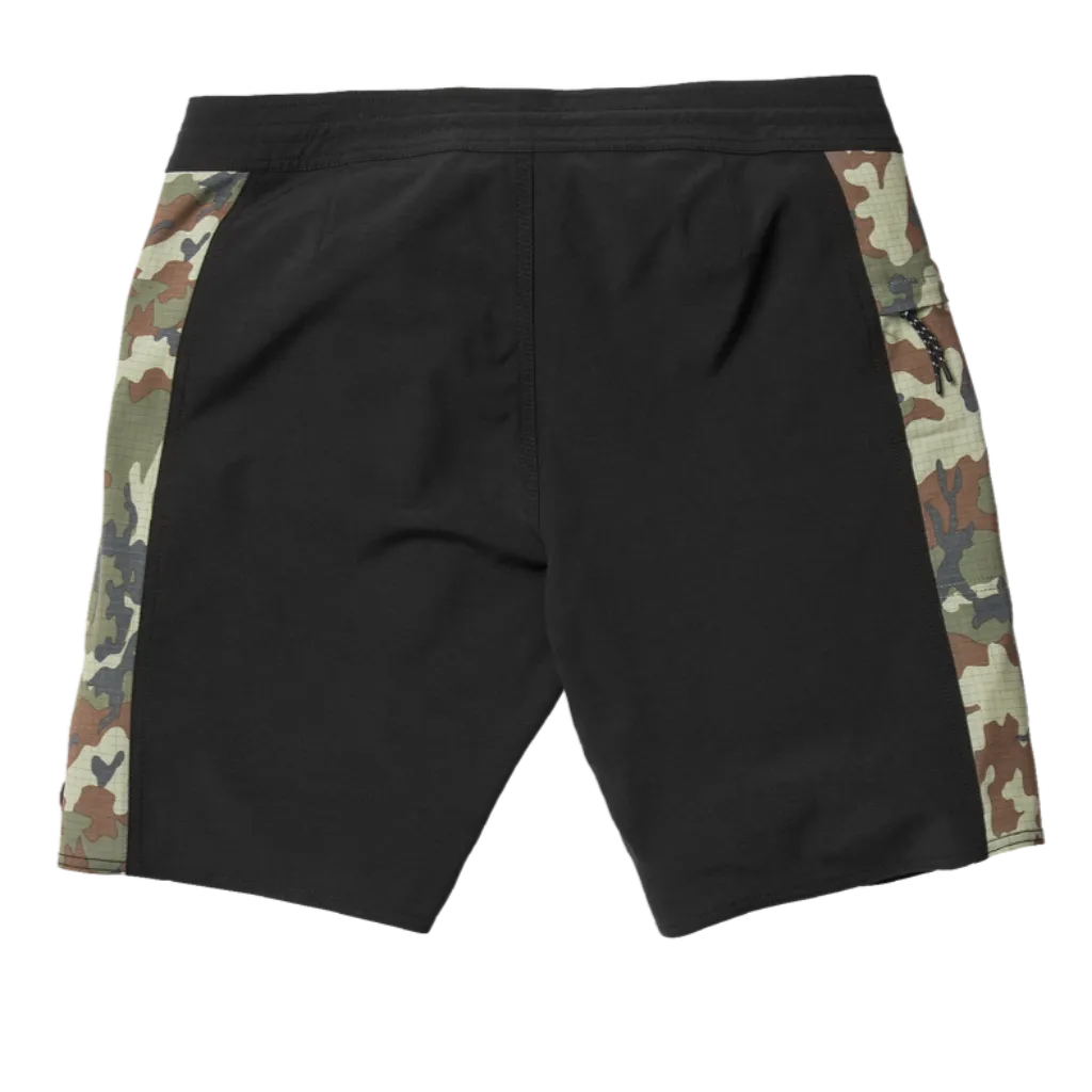 CAPTAIN FIN Keyhole Art boardshorts - Black