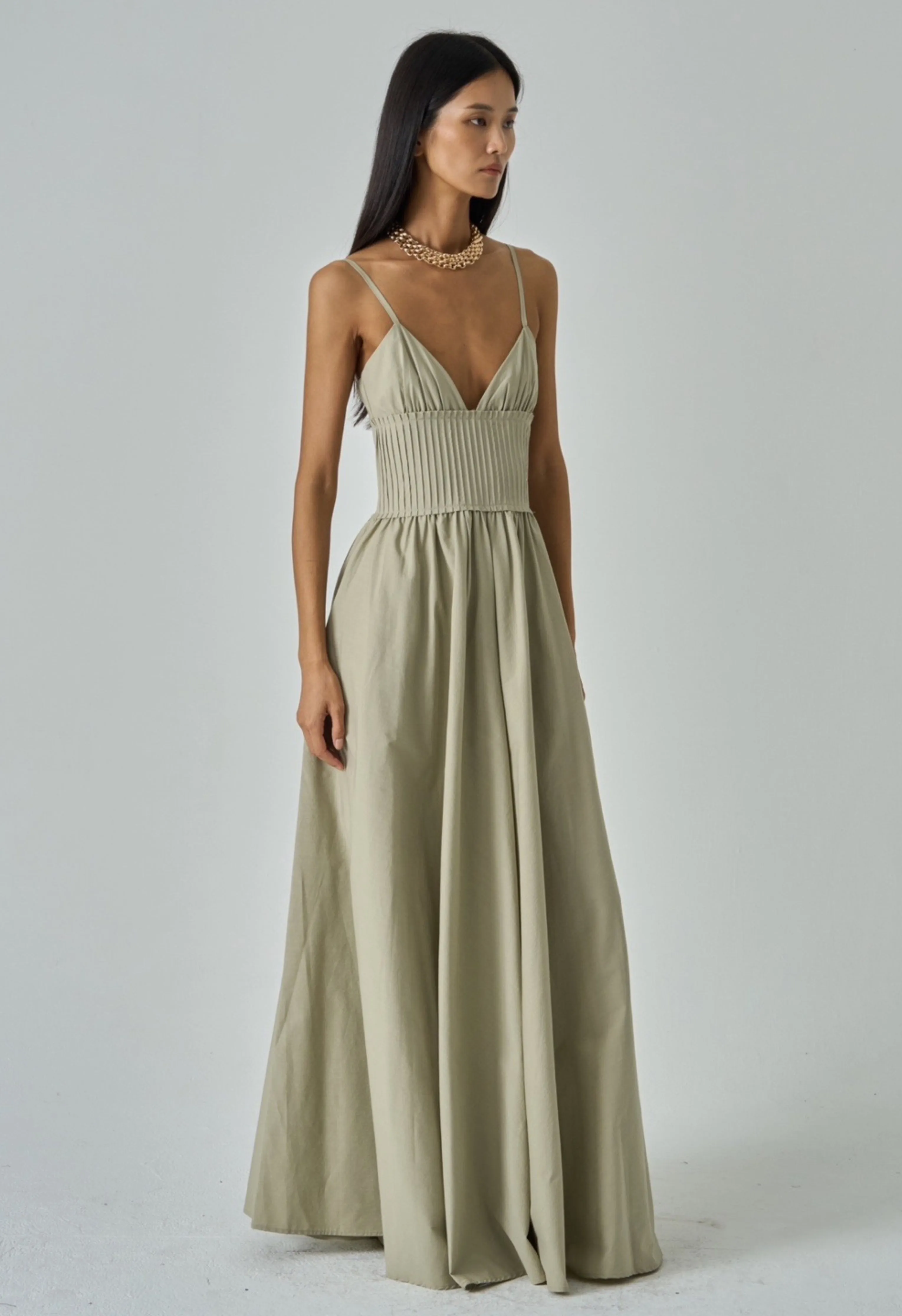 Celosia Dress in Sage