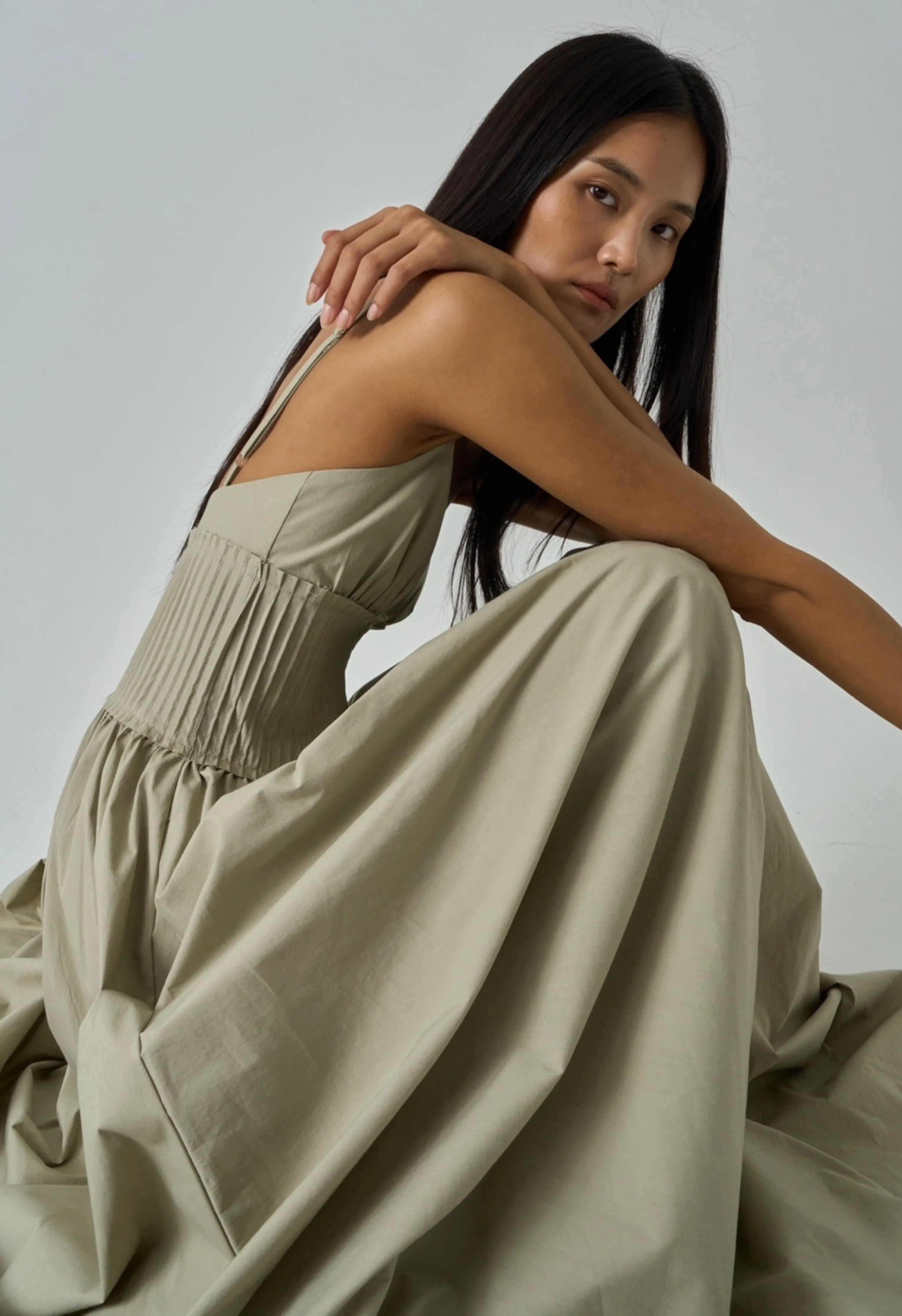 Celosia Dress in Sage