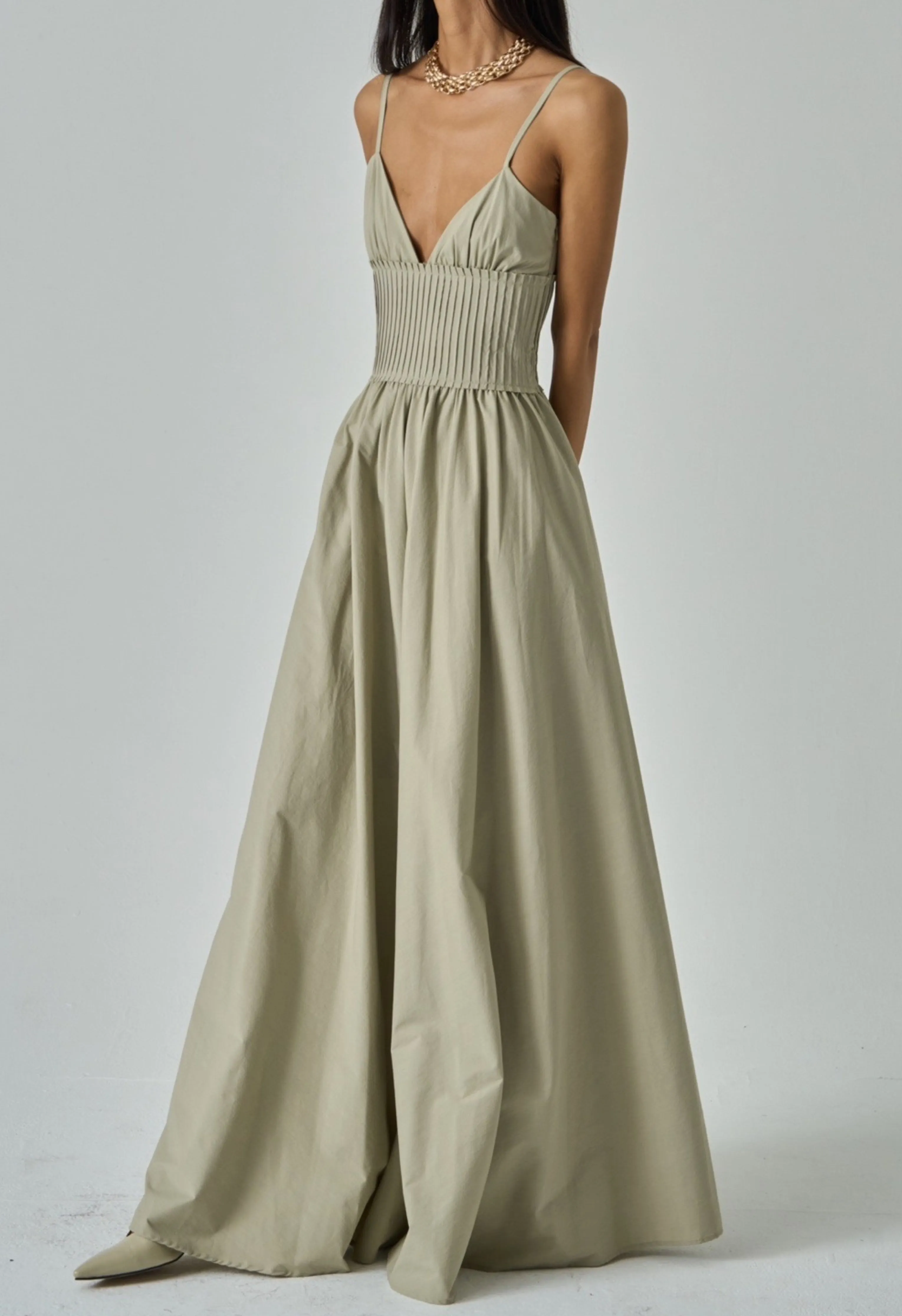 Celosia Dress in Sage