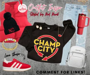 Champ City Black Sweatshirt or Tee