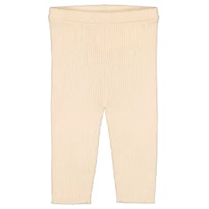 Chat Knitted Cream Leggings