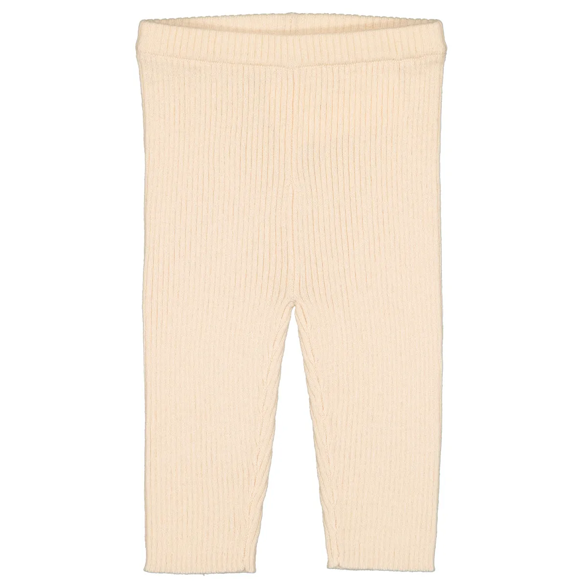 Chat Knitted Cream Leggings