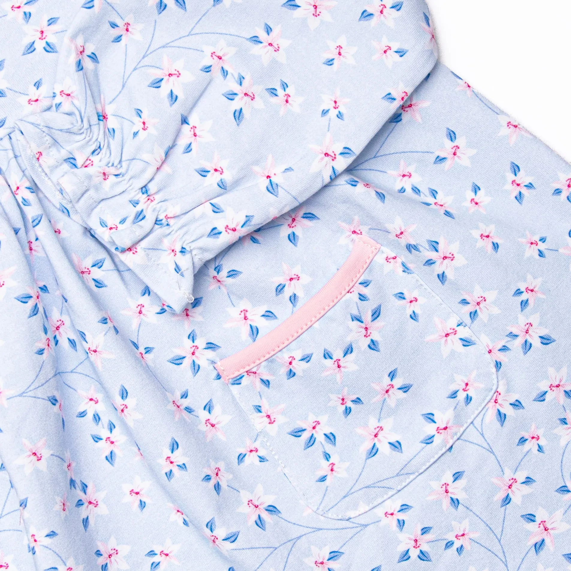 Cherry Blossom Breeze Legging Set, Blue