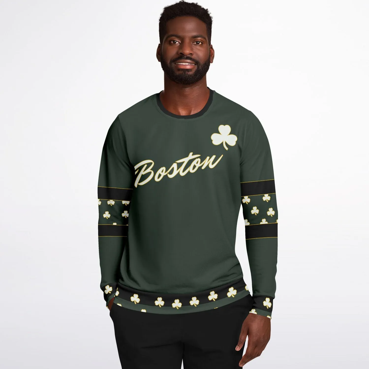 Classic Boston Celtics Inspired Color Way Sweatshirt
