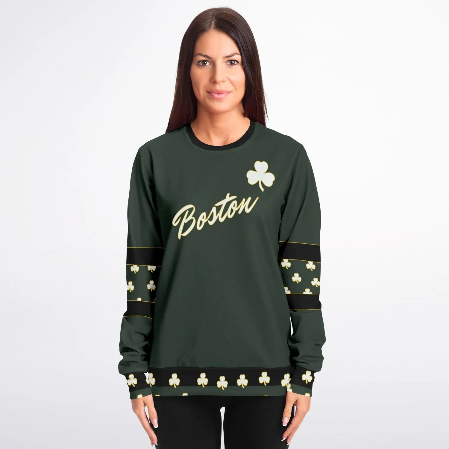 Classic Boston Celtics Inspired Color Way Sweatshirt