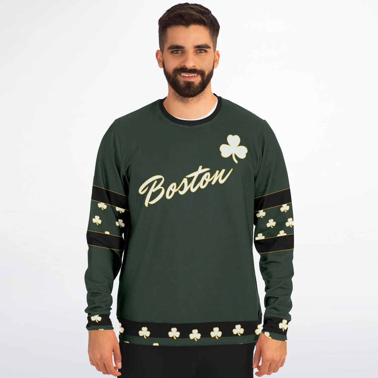 Classic Boston Celtics Inspired Color Way Sweatshirt