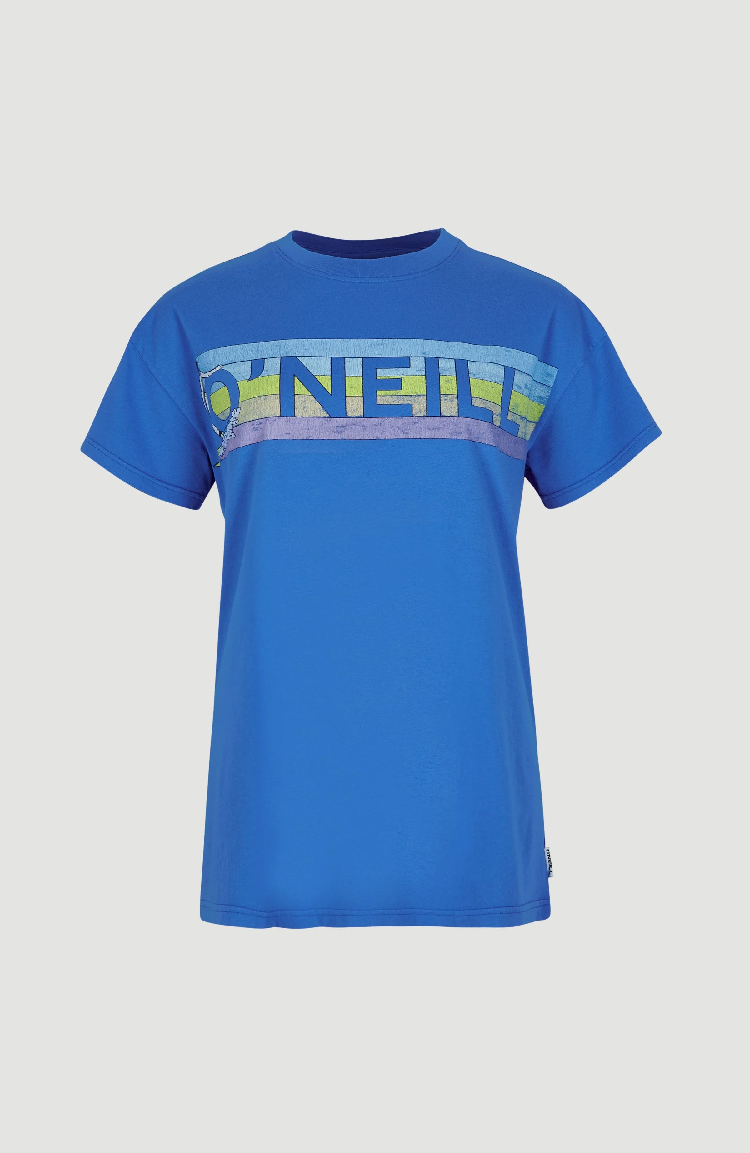 Connective Graphic Long T-Shirt | Princess Blue