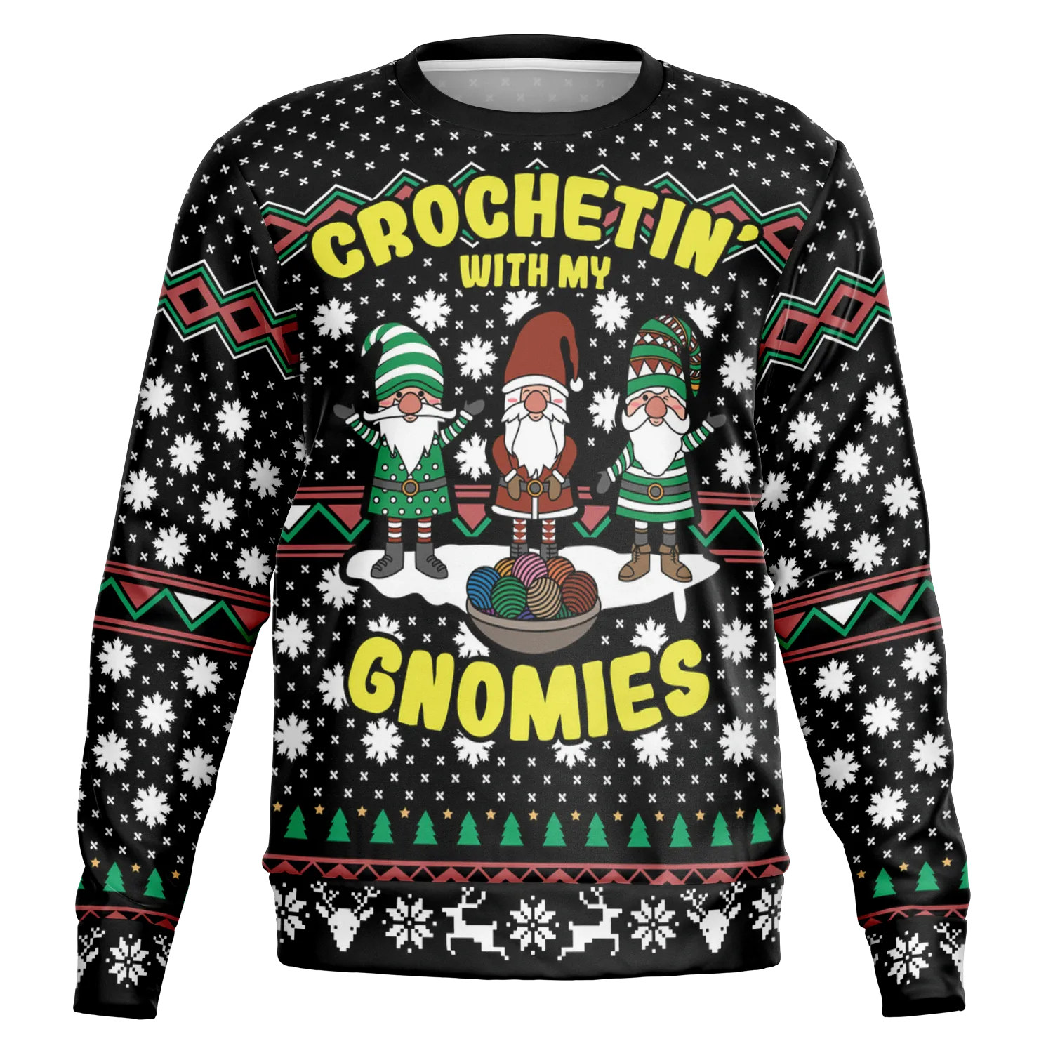 Crochetin' with my Gnomies