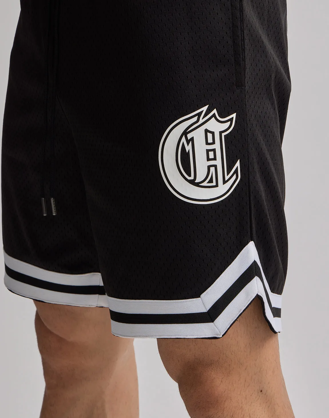 CRONOS JERSEY MESH SHORTS【WHITE】