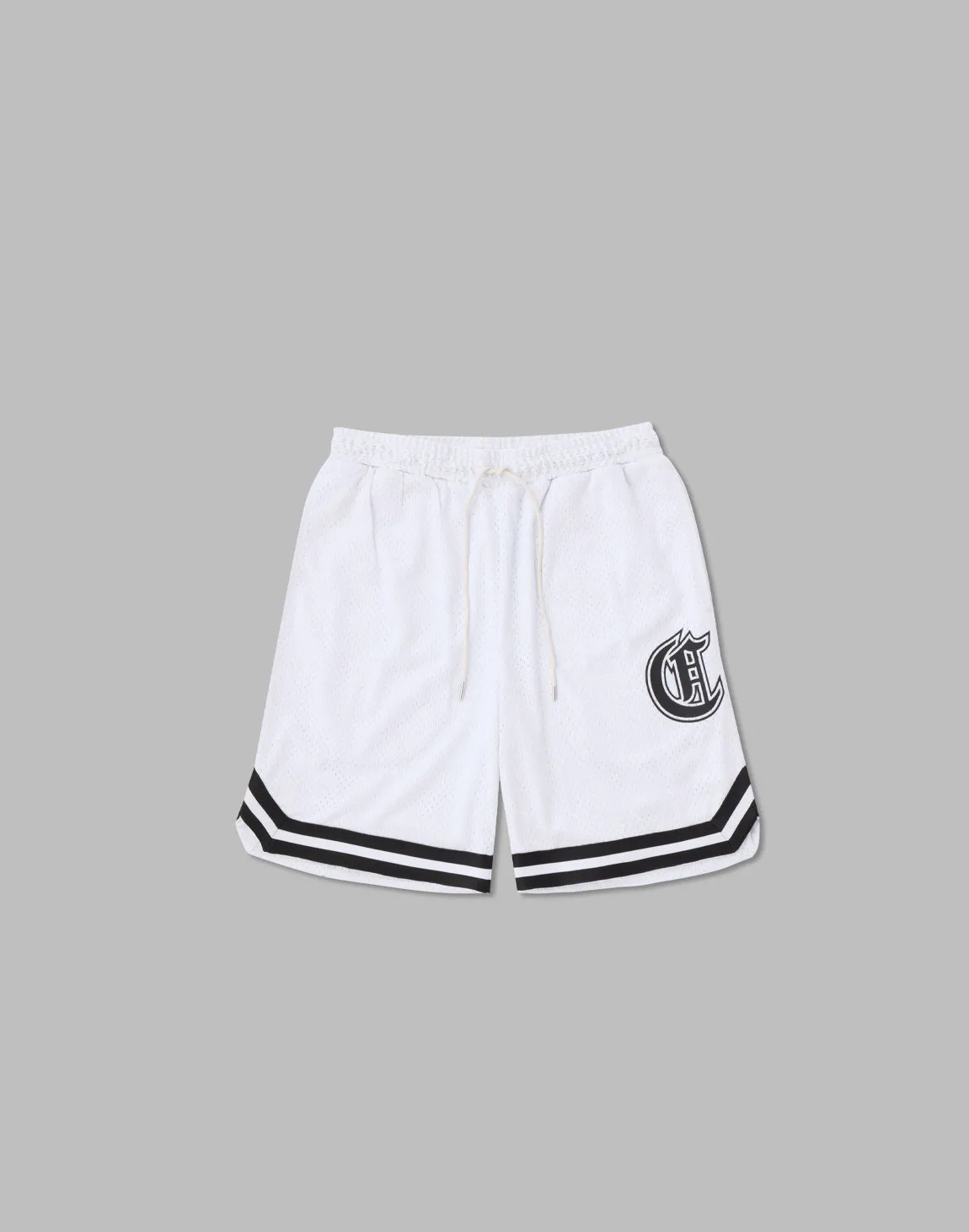 CRONOS JERSEY MESH SHORTS【WHITE】