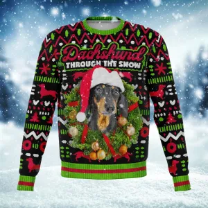 Dachshund Through The Snow Sweatshirt