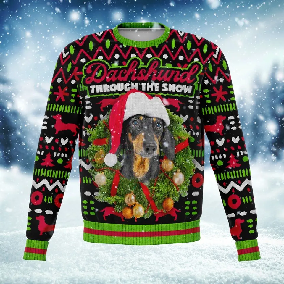 Dachshund Through The Snow Sweatshirt